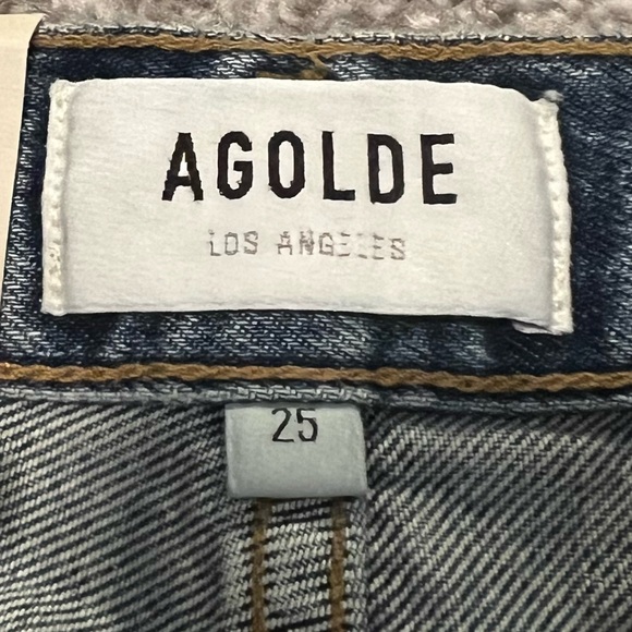 Agolde Riley Straight Crop Jeans Size 25 - Picture 3 of 3